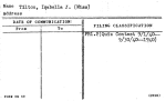 Tilton, Isabella J. (Miss)