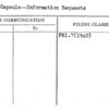 Time Capsule--Information Requests