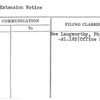 Time Extension Notice