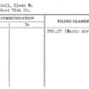 Tindall, Glenn M.