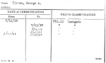 Tirone, George A.