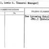 Tirrell, Lewis O. (General Manager)