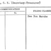 Tivnan, C.E. (Secretary-Treasurer)