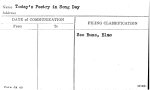 Today's Poetry in Song Day