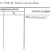 Tohickon Hosiery Sales Corporation