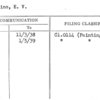 Tolentino, E.V.