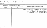 Toral, Joseph (President)