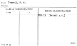 Tossell, R.V.