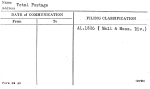 Total Postage