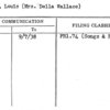 Toti, Louis (Mrs. Della Wallace)