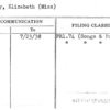 Tousey, Elizabeth (Miss)