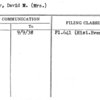 Tower, David M. (Mrs.)