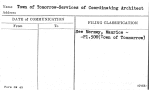 Town of Tomorrow-Services of Coordinating Architect