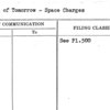 Town of Tomorrow - Space Charges