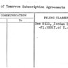 Town of Tomorrow Subscription Agreements