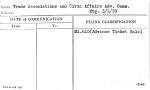 Trade Associations and Civic Affairs Adv. Comm. Mtg. 3/1/39