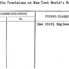 Traffic Provisions at New York World's Fair