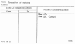 Transfer of Duties