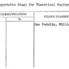 Transportable Stage for Theatrical Performances