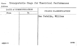 Transportable Stage for Theatrical Performances