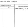Transportation Area - Report