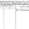 Transportation Bulletin Covering Bus, Subway, Railroad and Water Transportation Service to and From the New York World's Fair 1939 Inc.