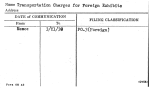 Transportation Charges for Foreign Exhibits