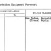 Transportation Equipment Forecast
