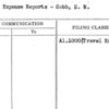 Travel Expense Reports - Cobb, E.W.