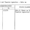 Travel and Tourist Agencies - Data on