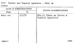 Travel and Tourist Agencies - Data on