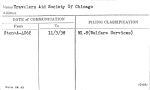 Travelers Aid Society Of Chicago