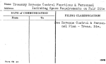 Treasury Revenue Control Functions & Personnel Including Space Requirements on Fair Site
