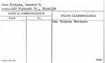 Treinis, Leonard R.