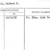Treswell, Gilbert T.