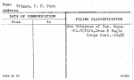 Triggs, P.F. Post