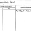 Trimble, Julia P. (Miss)