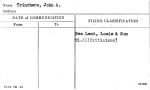 Trinchere, John A.