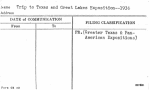 Trip to Texas and Great Lakes Exposition--1936