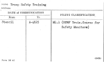 Troop Safety Training
