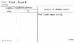 Trout, Frank W.