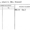 Tucker, Albert S. (Mrs. Frances)