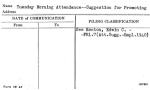 Tuesday Morning Attendance--Suggestion for Promoting