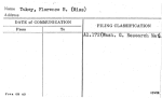 Tukey, Florence B. (Miss)