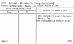 Tulloch, Allister R. (Secy-Treasurer)
