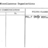 Tulsa Miscellaneous Organizations