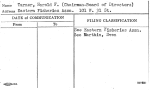 Turner, Harold F. (Chairman-Board of Directors)