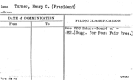 Turner, Henry C. (President)