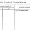 Turnstile Records of Persons Entering