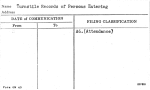 Turnstile Records of Persons Entering